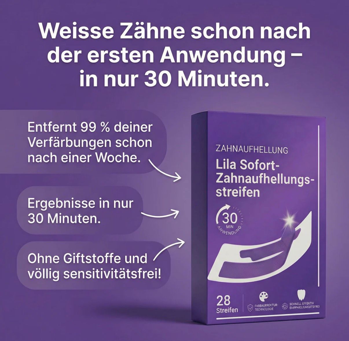 Purple Whitening Strips